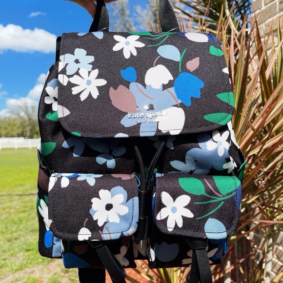 Kate Spade Floral Backpack - Picture 5 of 6